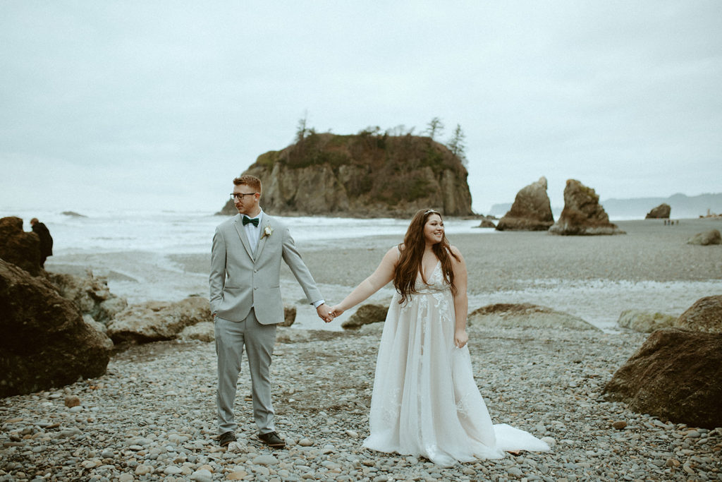 Ruby Beach Olympic National Park Elopement